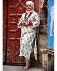 Mehfil Kurta - Green