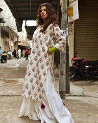 Mehfil Kurta - Red