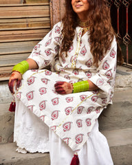 Mehfil Kurta - Red