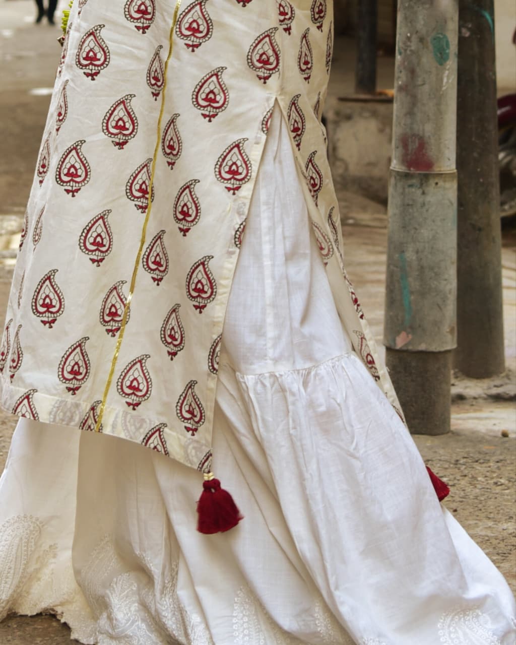 Mehfil Kurta - Red
